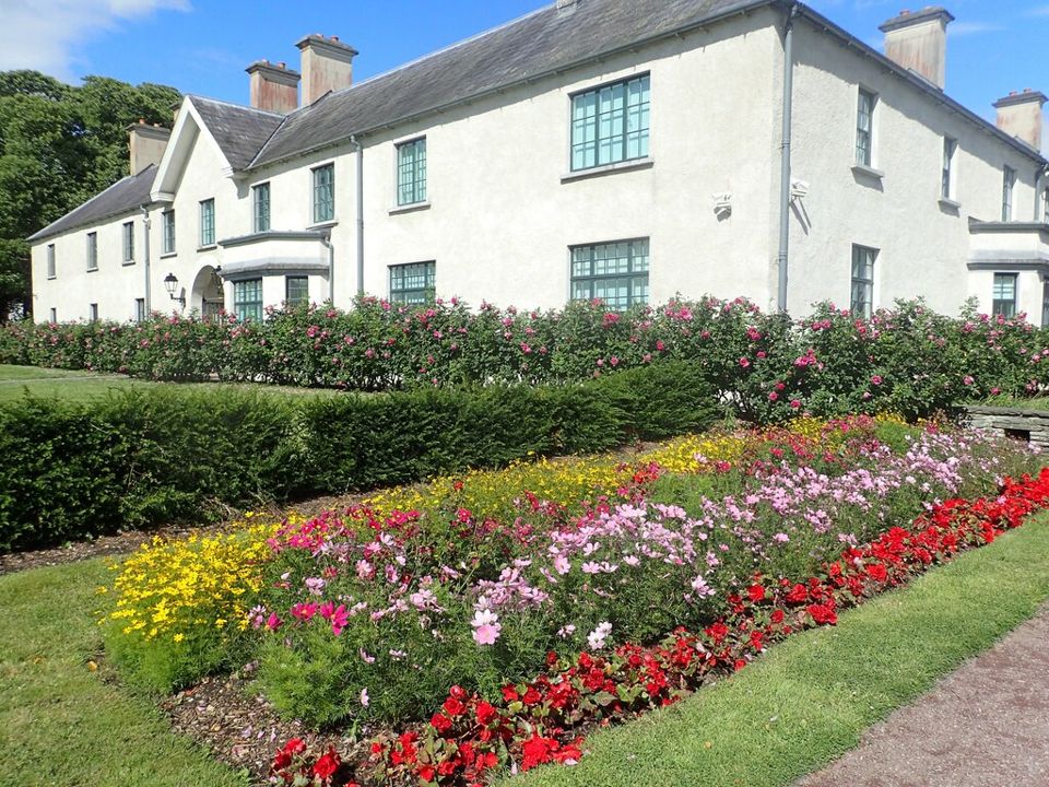 Formal gardens in front of Killarney House